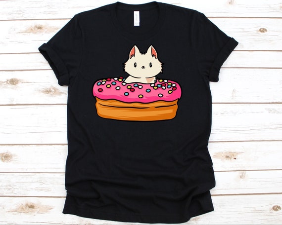 Cat donut shirt hotsell