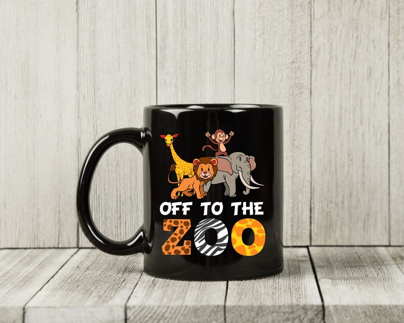 Off to the Zoo Mug Funny Zookeeper Coffee Cup for Animal Etsy