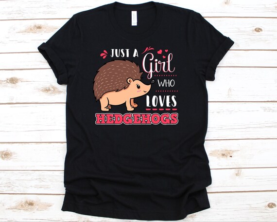 hedgehog t shirt for ladies