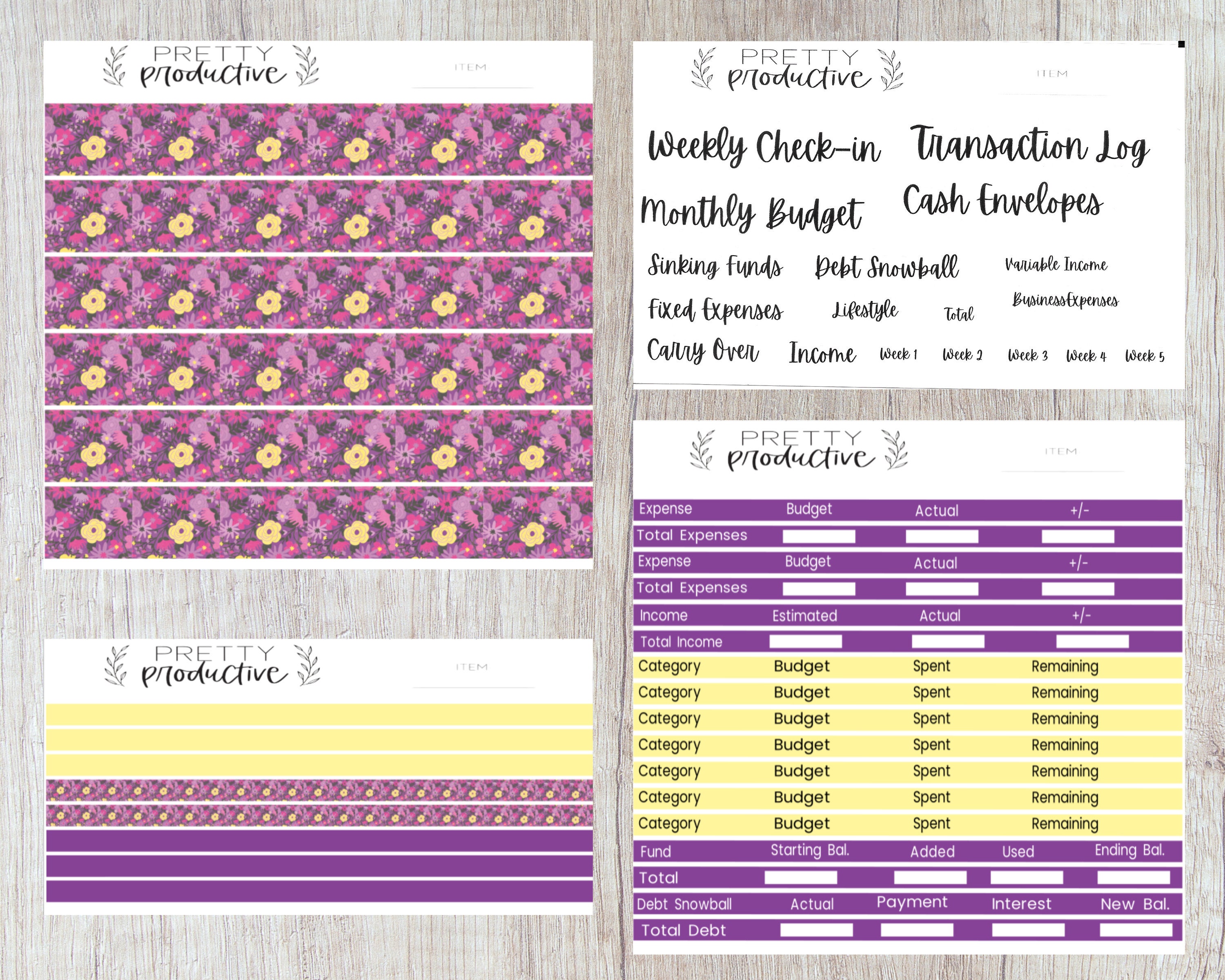 Printing & Printmaking Craft Supplies & Tools Happy Planner Stickers