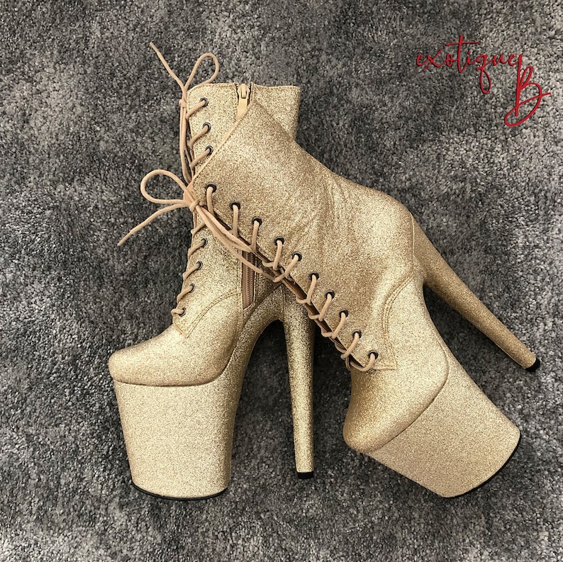 red pole dancing shoes