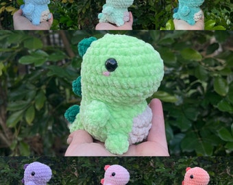 Dino - Cute Crocheted Soft and Fluffy Amigurumi Plushie