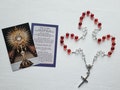 Catholic Chaplet of Adoration with Prayer Card