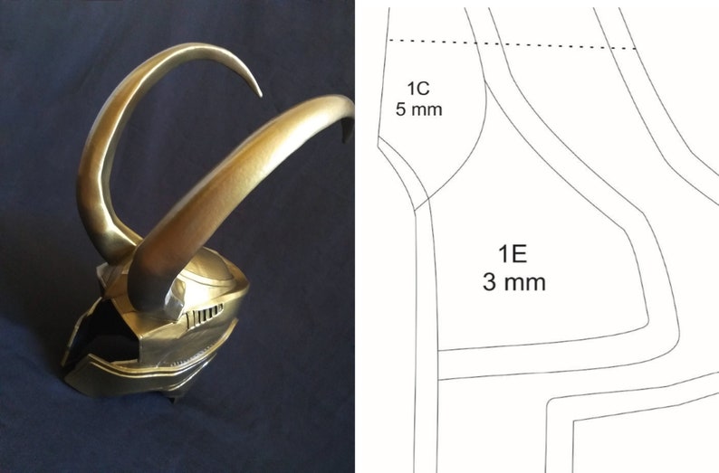 loki helmet pepakura pattern loki helmet pepakura pattern