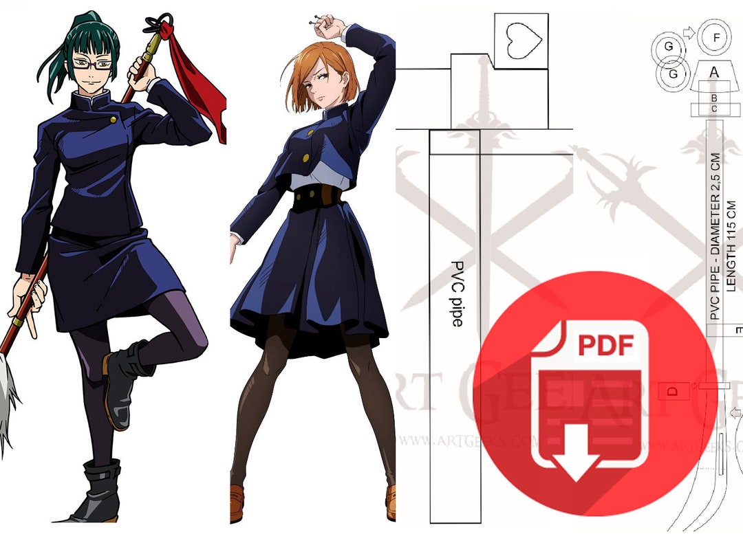 Nobara - Hammer and Maki - Naginata (PATTERNS) - Etsy