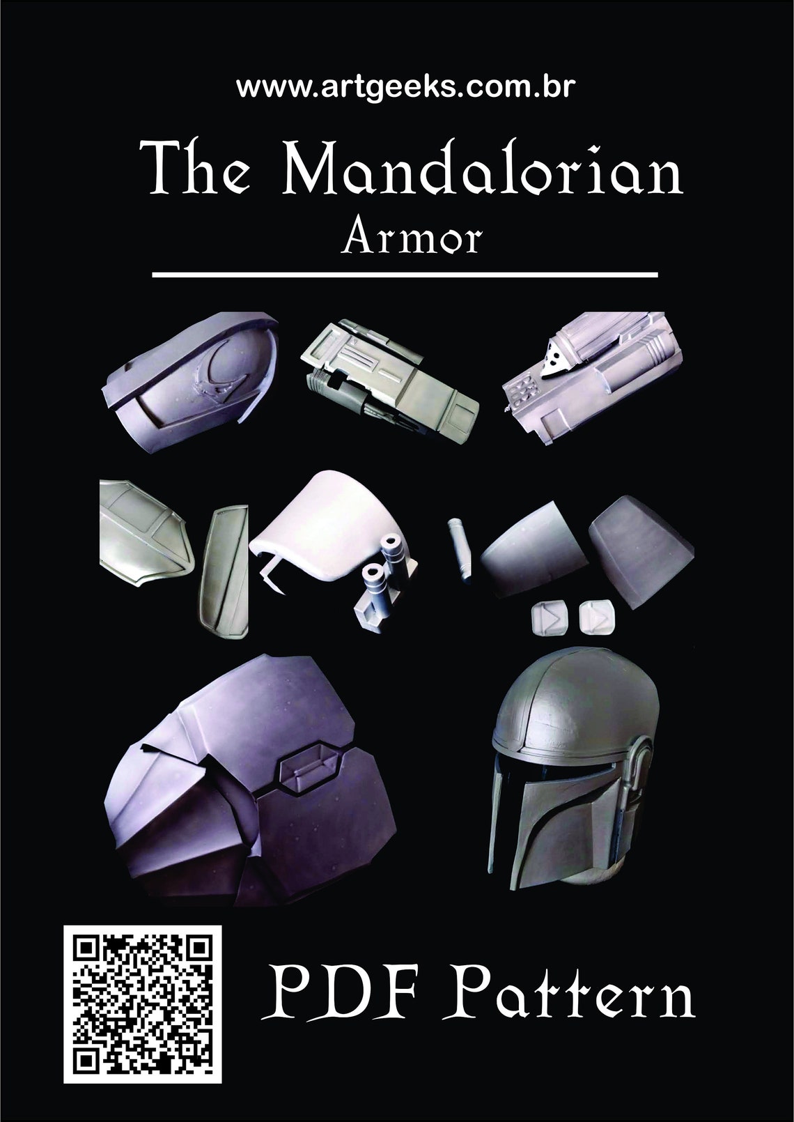 The Mandalorian ARMOR PATTERN Etsy