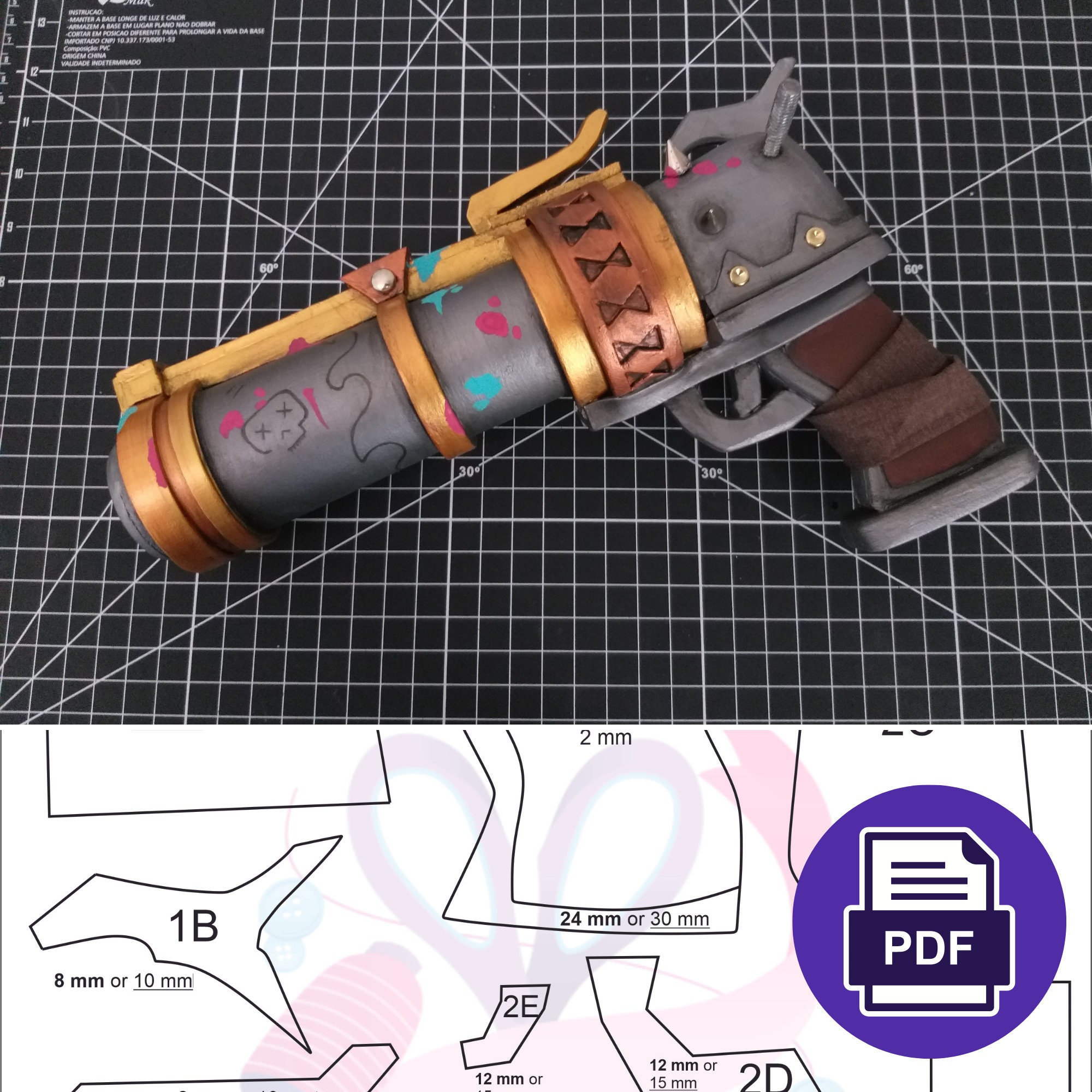 Jinx's Gun Arcane Template - Etsy Canada
