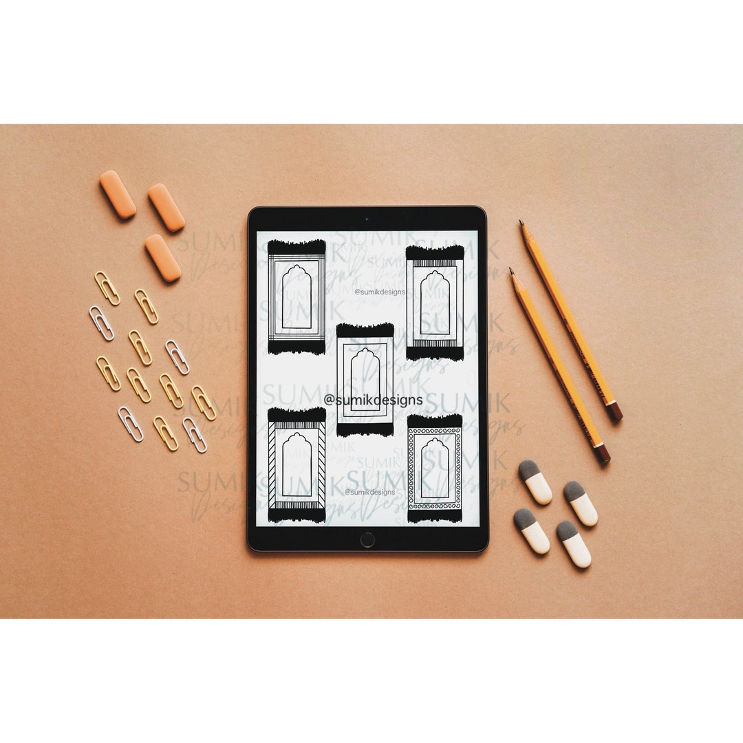 Muslim Prayer Mat Rug SVG File Islamic Rug Janimaz Cricut File SVG