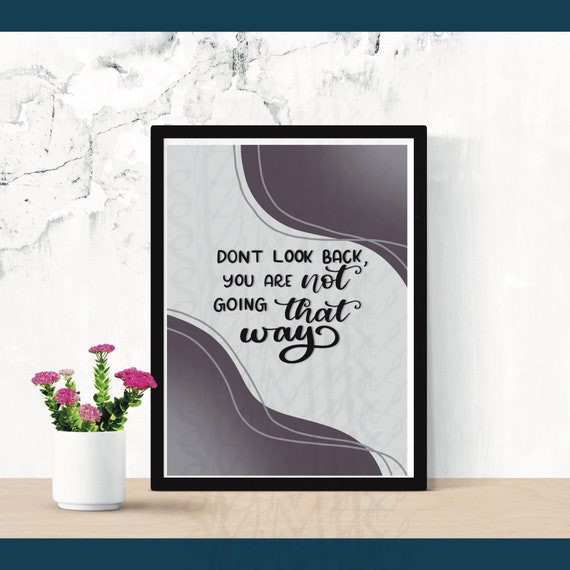Positive Quotes Wall Art Motivation Home Decor Motivation Etsy