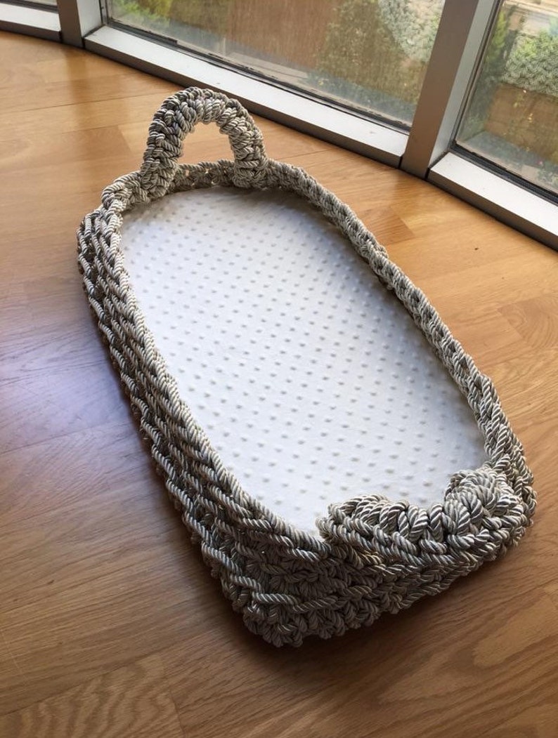 Baby Changing Pad and Wool Blanket Changing basket Wool Etsy
