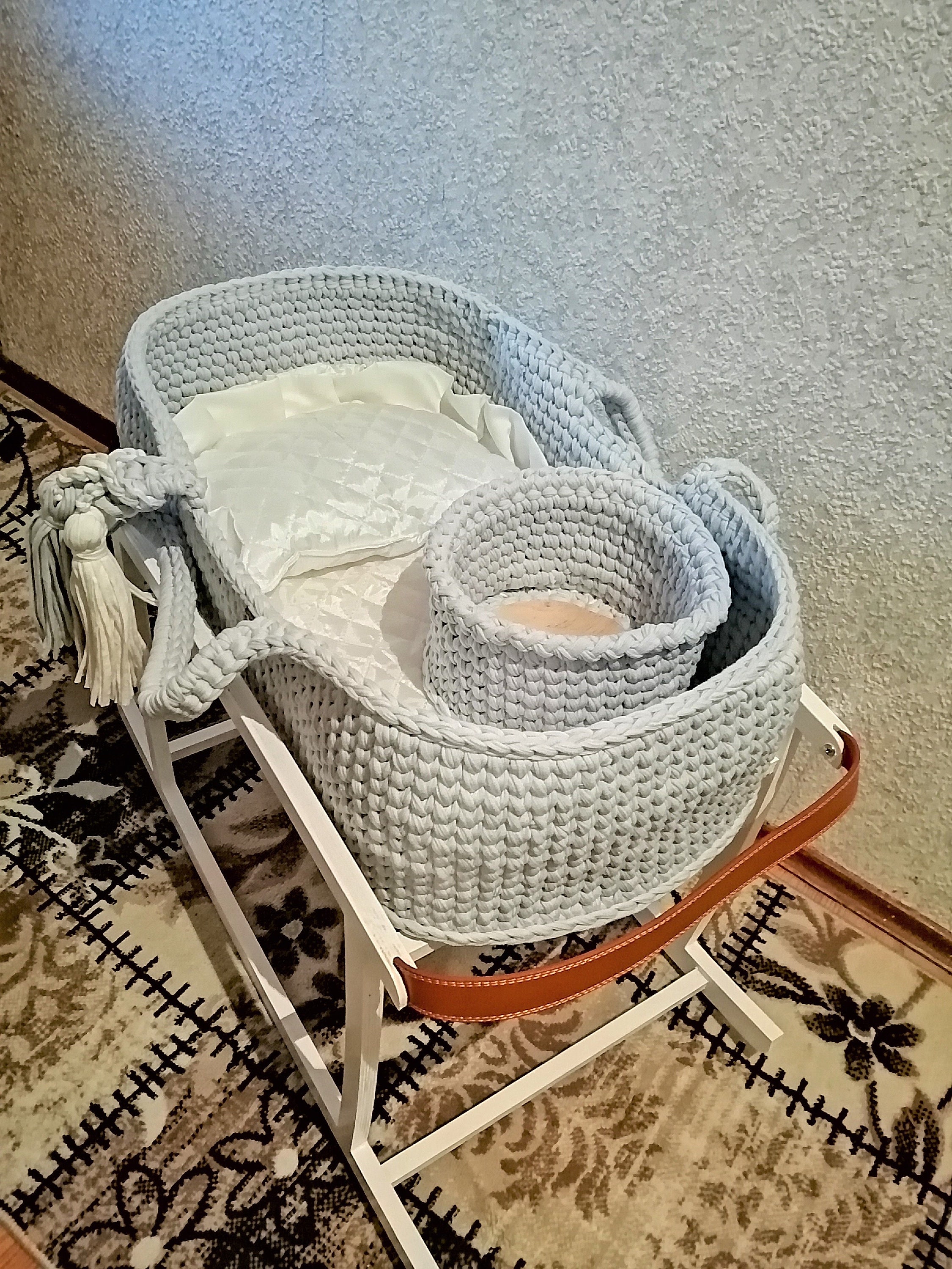 Moses Baby Basket Newborn Baby Moses Etsy