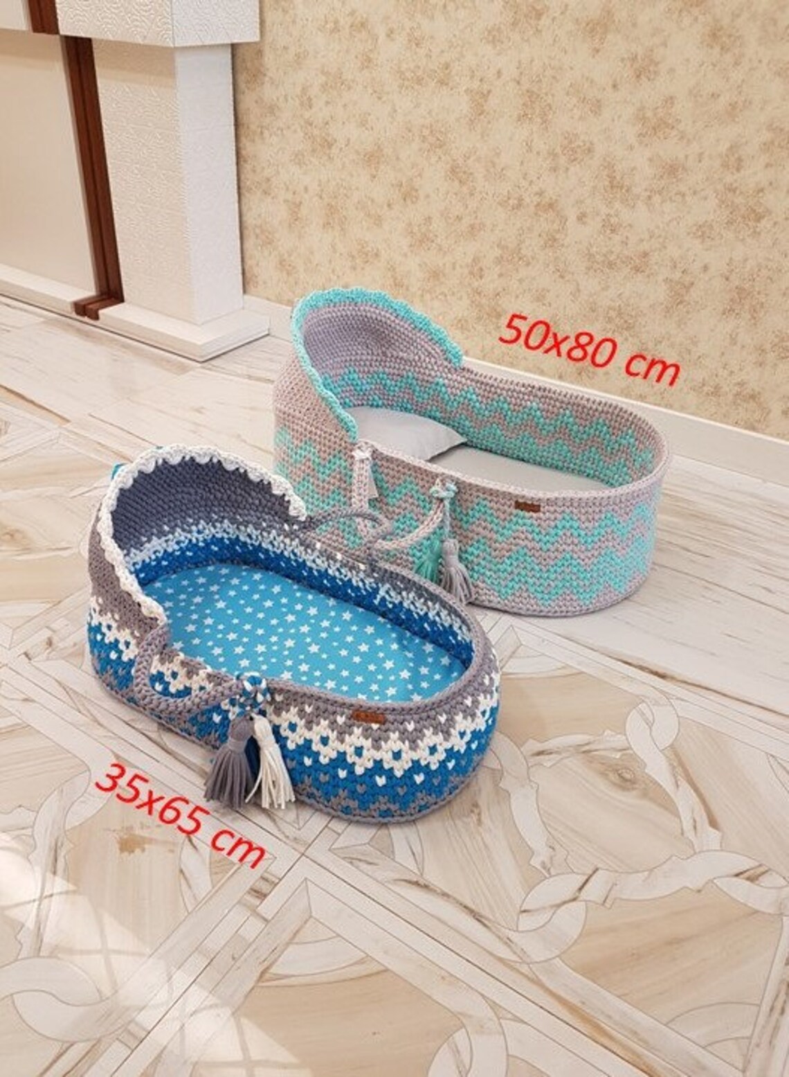 Newborn Twin Baby Moses Basket Twin Baby Carrier Baby Moses Etsy