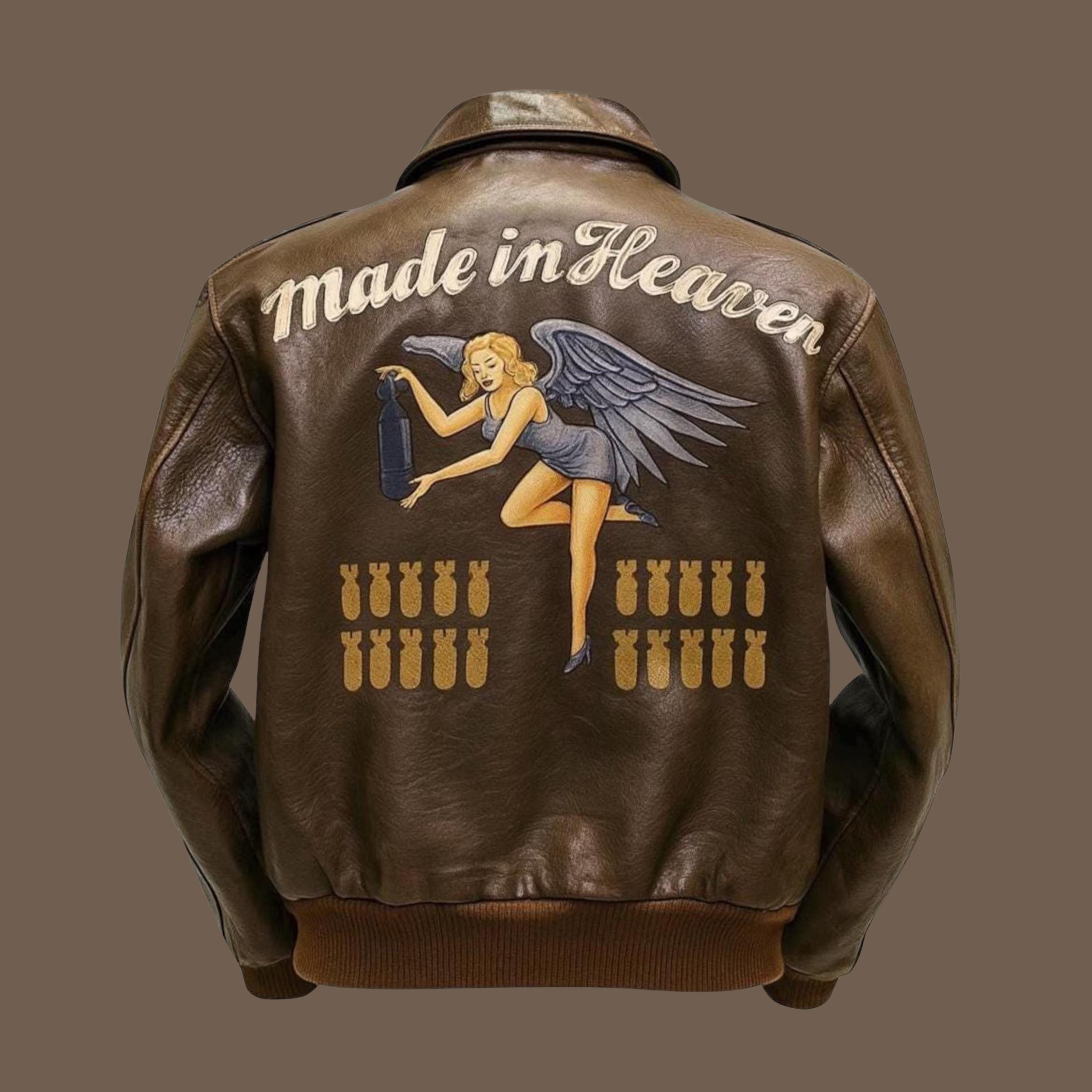 Made in Heaven Leather Jacket, Chris Redfield Brown Leather Jacket