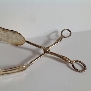 Vintage silver asparagus tongs - Etsy 日本
