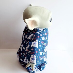 4th of July Outfit for 11" Grogu Baby Yoda Mattel Grogu plush Dolls, R2-D2 Bloop image 2