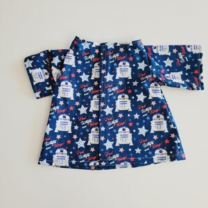 4th of July Outfit for 11" Grogu Baby Yoda Mattel Grogu plush Dolls, R2-D2 Bloop Bild 5