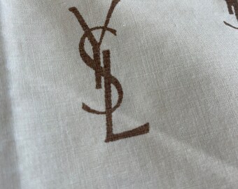 Choice of Vintage 1970’s and 1980’s Yves St. Laurent and floral percale pillowcases queen and standard