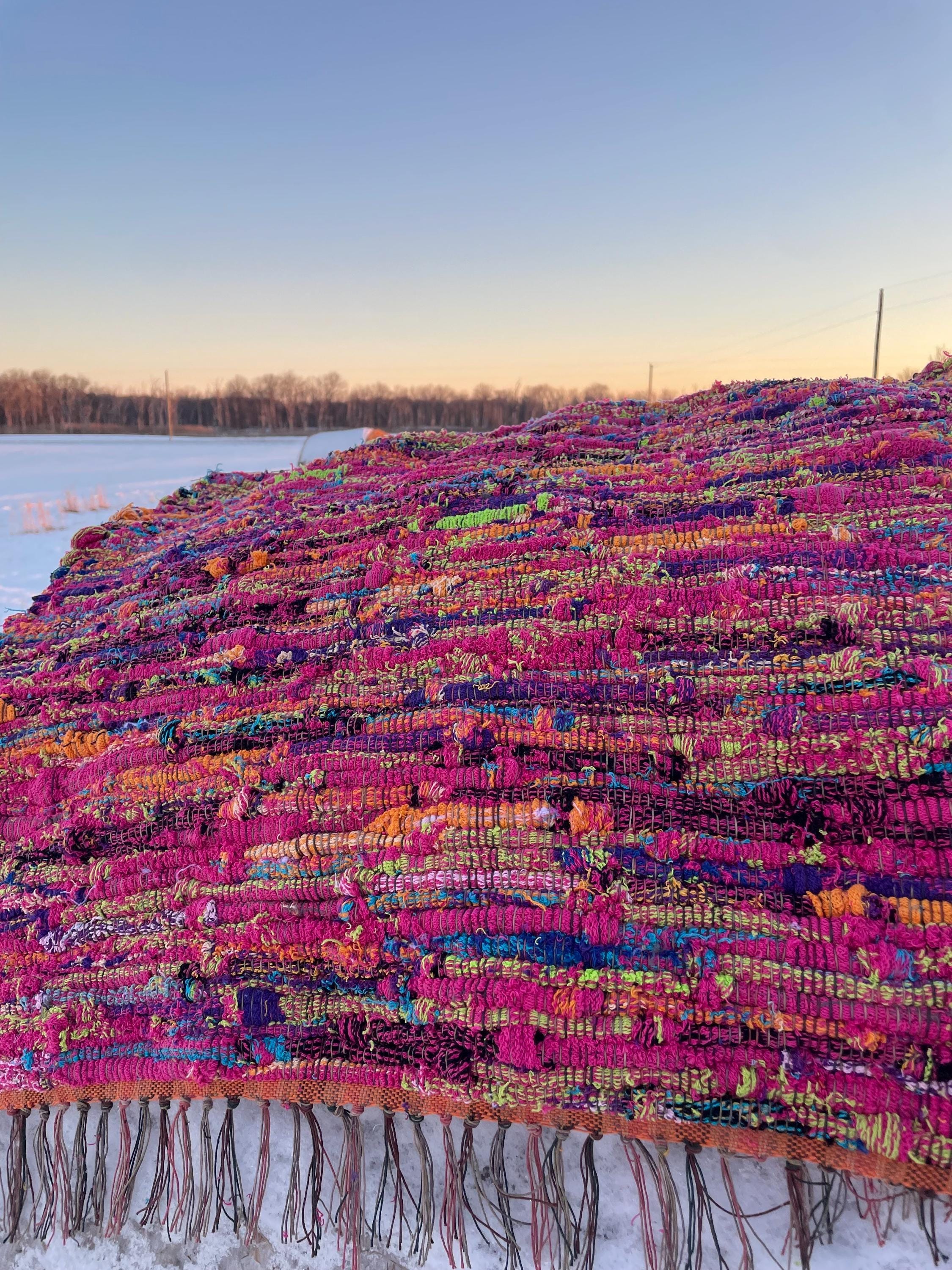 Sprinkles Rug Beautiful Colorful Rag Rug “confetti Cake Sprinkles” Thick Hand Woven ...