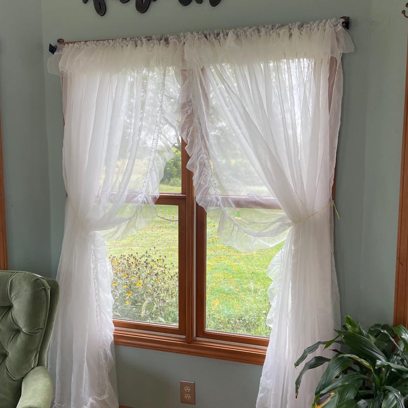 Ruffle Curtain - Etsy