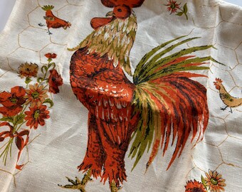 Choice Vintage kitchen towels 80’s chickens, Embroidered 50’s Saturday towel & several 90’s towels for Cottagecore kitchen!