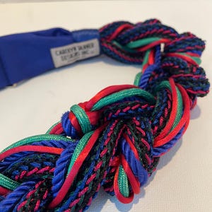 Cool Vintage 1980’s Statement Belts flashdance tshirt belt adjustable Caroline Tanner Designs and more. Belt your dress like Fran the Nanny.