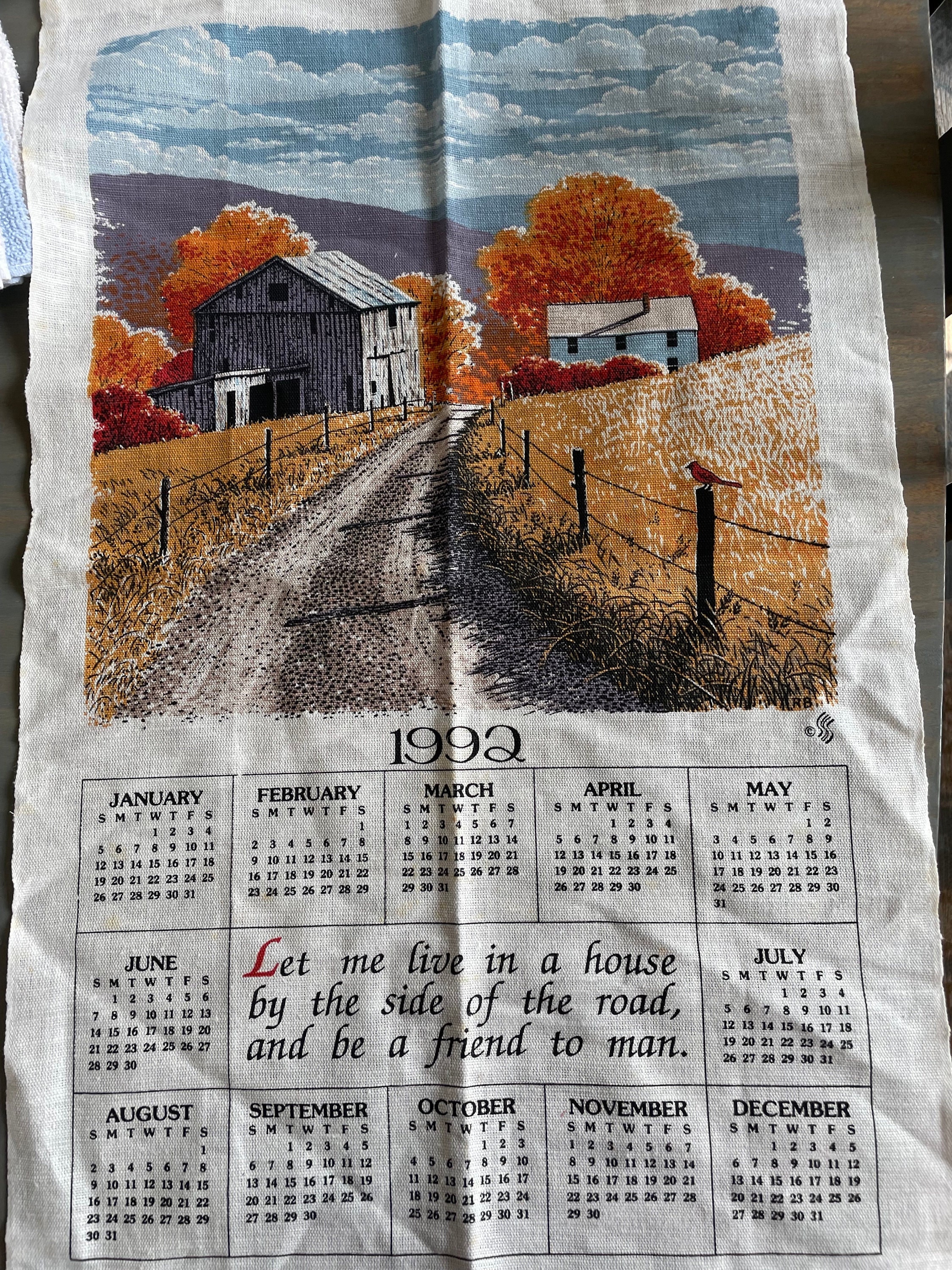 1996 Calendar - Etsy