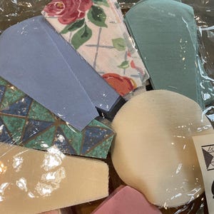 Vintage 90’s Pre-Cut Dresden Plates Quilt Making Kit for quilt top. Create your own Heirloom items! pillows jackets vests comforters etc