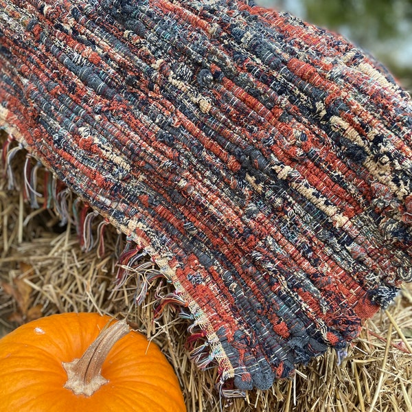 Rag Rug Runner - Etsy