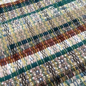 Choice Hand woven table runners  Purple Violets” 36”x15” or “Black Pepper” 32x14” rust teal beige 62”x14” tablescape