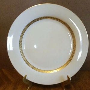 Retroneu imperial White gold fine china-Dinner Plate
