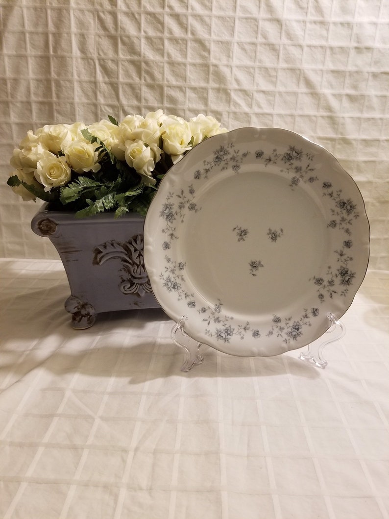 Johann Haviland Blue Garland Dinner Plate Bavaria Germany