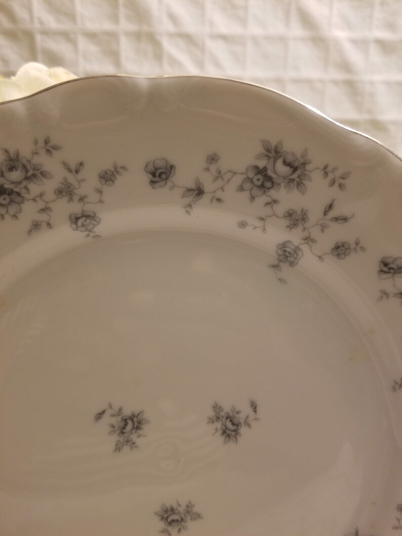 Johann Haviland Blue Garland Dinner Plate Bavaria Germany