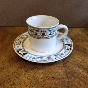 Flat Cup & Saucer Set Florentina   by SAVOIR VIVRE