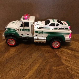 HESS Truck and Racer Collectible trucks.