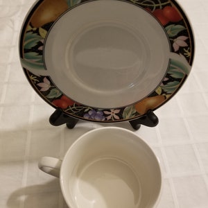 Flat Cup & Saucer Set  Cocktail by Lynn&#39;s China