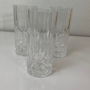 Royal Crystal Rock Opera Lead Crystal Highball Glasses Set of 3 Cocktail...