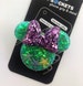 Little Mermaid inspired phone socket, or badge holder! Ariel mouse head themed pop grip!