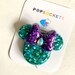 Minnie mouse mermaid phone socket or badge holder! Little mermaid Ariel, ocean Disney ears, Minnie pop grip, disney svg