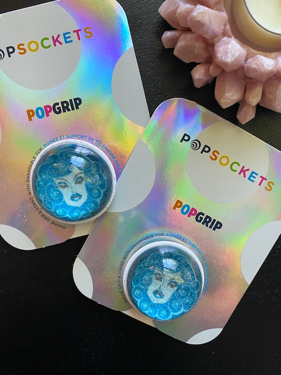 Madame Leota inspired pop grip phone 