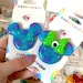 Sully inspired socket, mouse head Pop grip, disney badge holder, monsters inc, Pixar animation, monsters university, Minnie ears