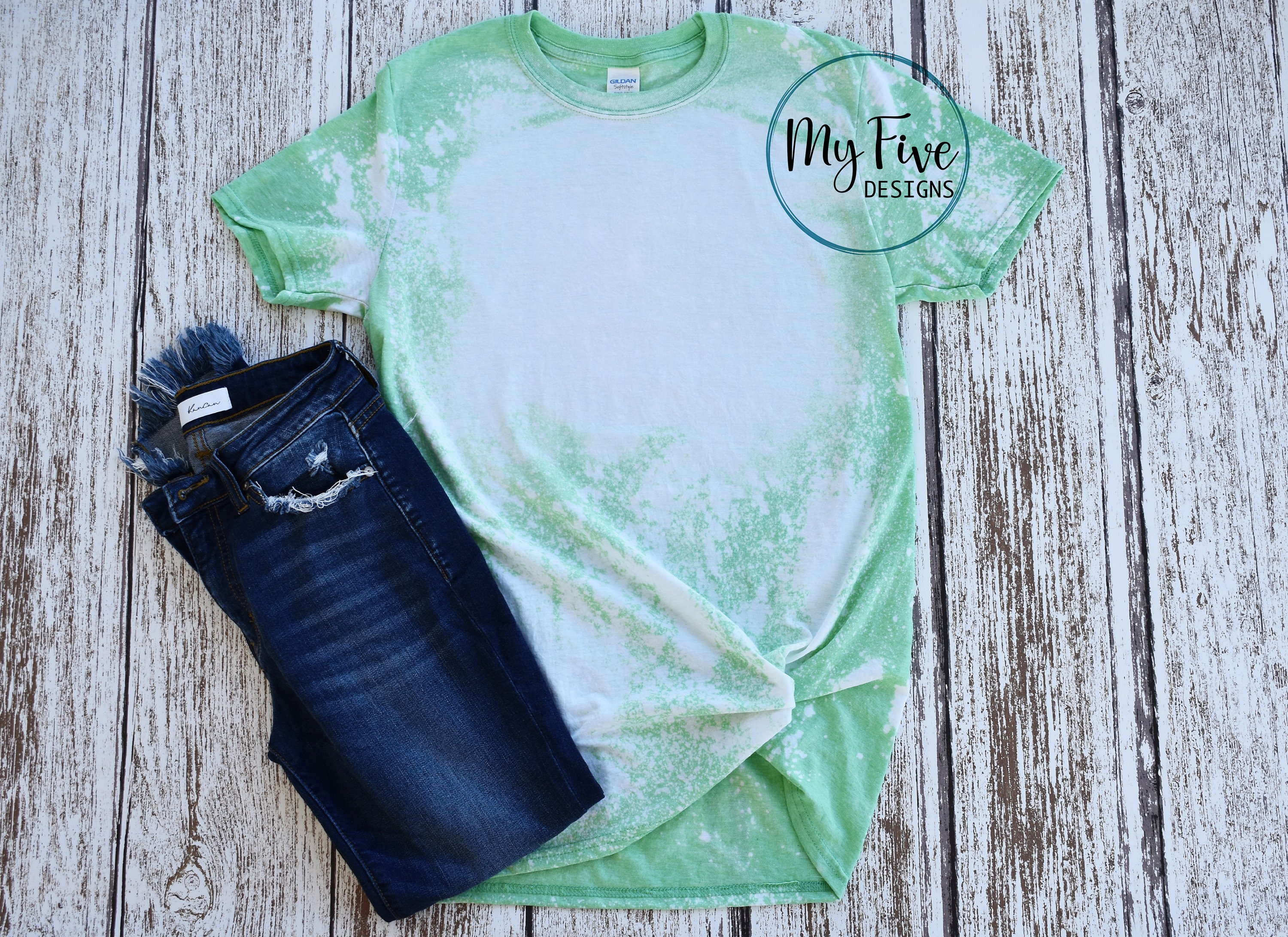 Bleached T-shirt Mockupnext Levelgildanbella Canvast-shirt - Etsy