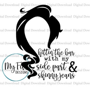 Side Part and Skinny Jeans, sidepart and skinny jeans t shirt, Mom Life svg, millennials t shirt svg