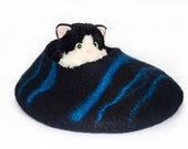 Sparkles - Wet Felted Cat Cave
