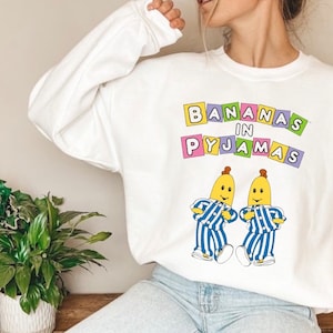 Bananes en pyjama | Émission de télévision nostalgique | Ras du cou | Sweat-shirt | T-shirt