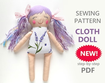 unicorn soft toy pattern,sewing pattern pdf,handmade soft toy sewing,rag doll tutorial,primitive doll pdf,pony animal pattern,soft toy diy