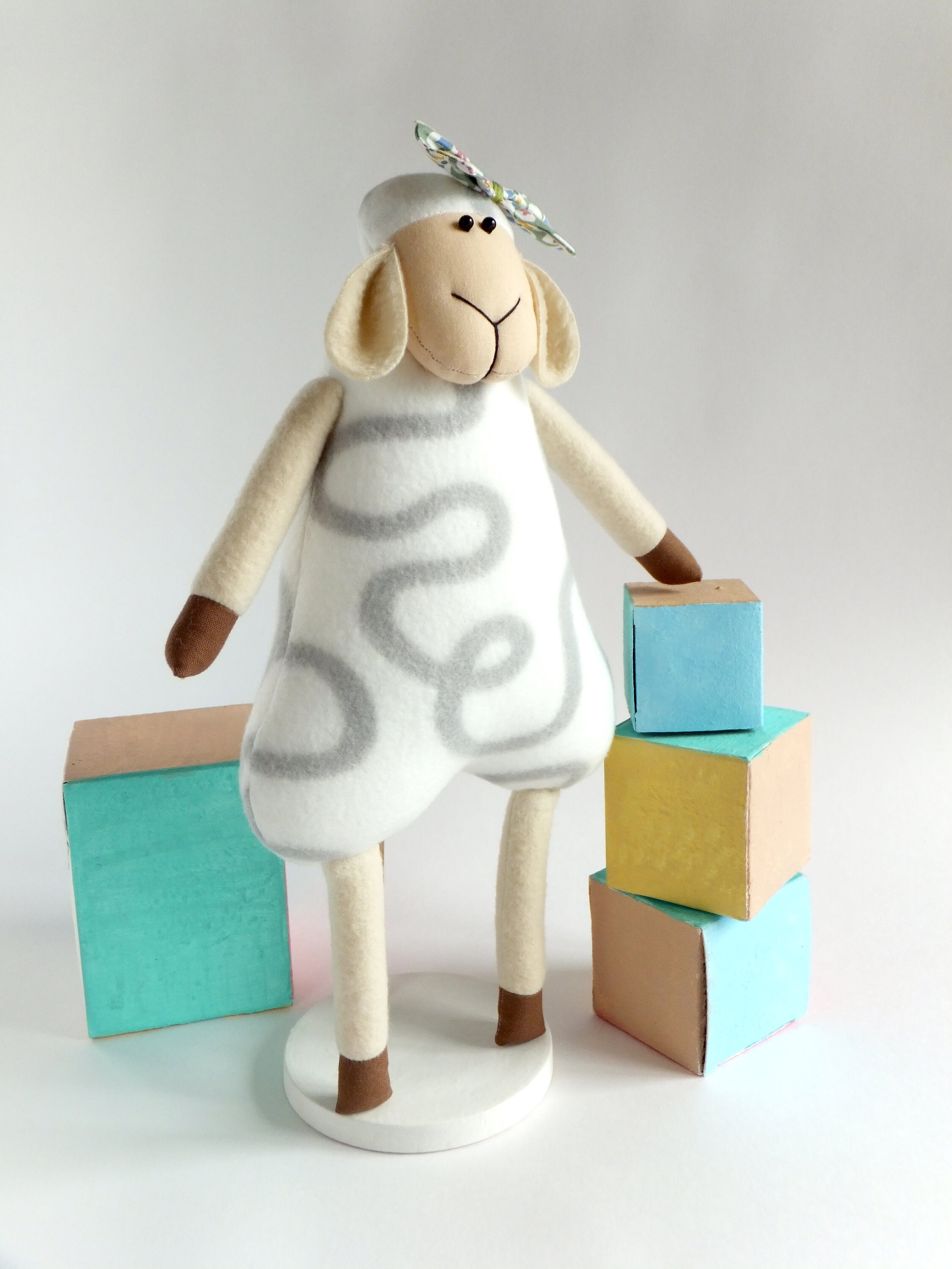 Sheep Pattern Stuffed animal Sewing pattern Lamb Doll Plush Etsy