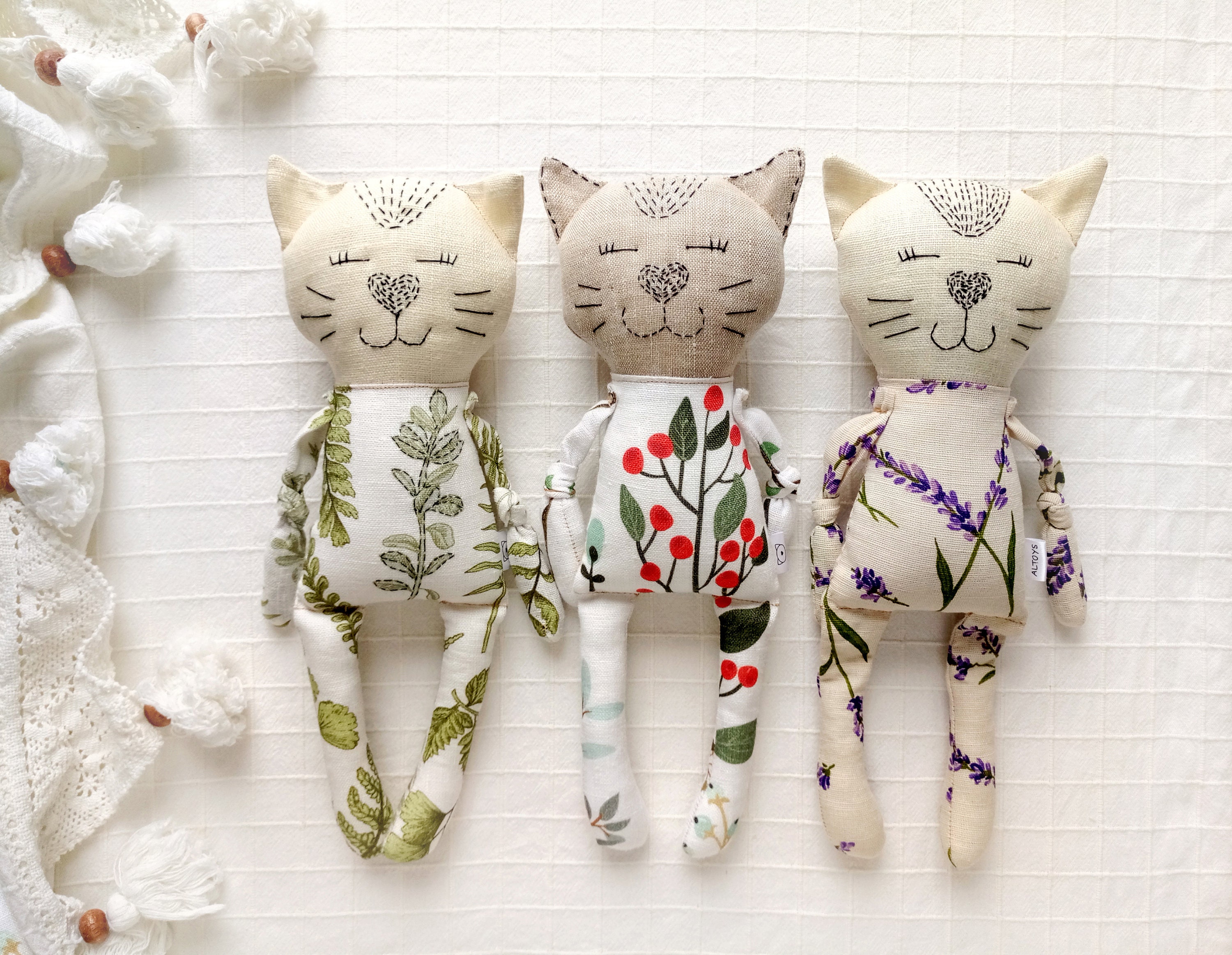 Cat Stuffed Animal Pattern Cat Doll SEWING PATTERN Rag Doll Etsy