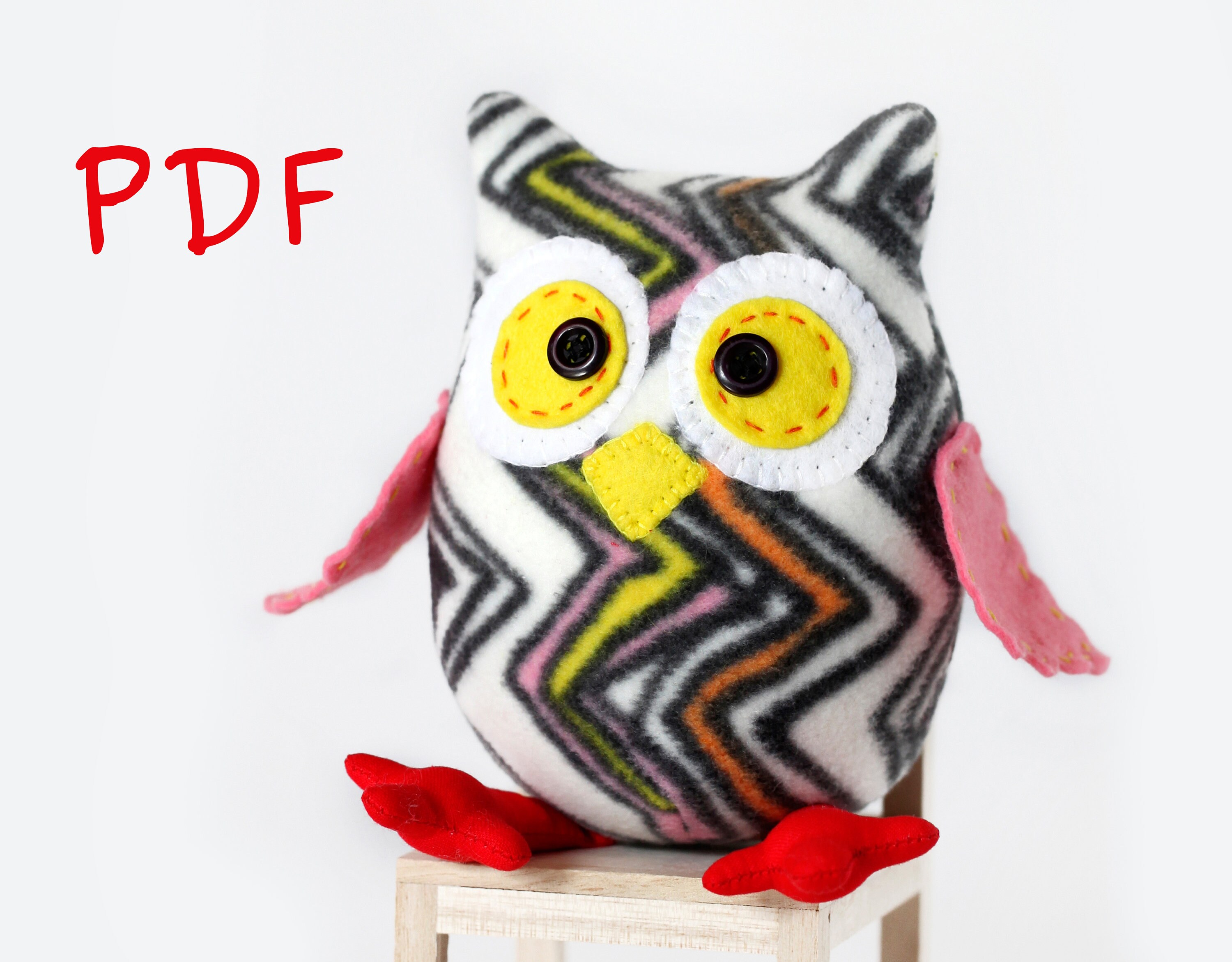 diy stuffed owl