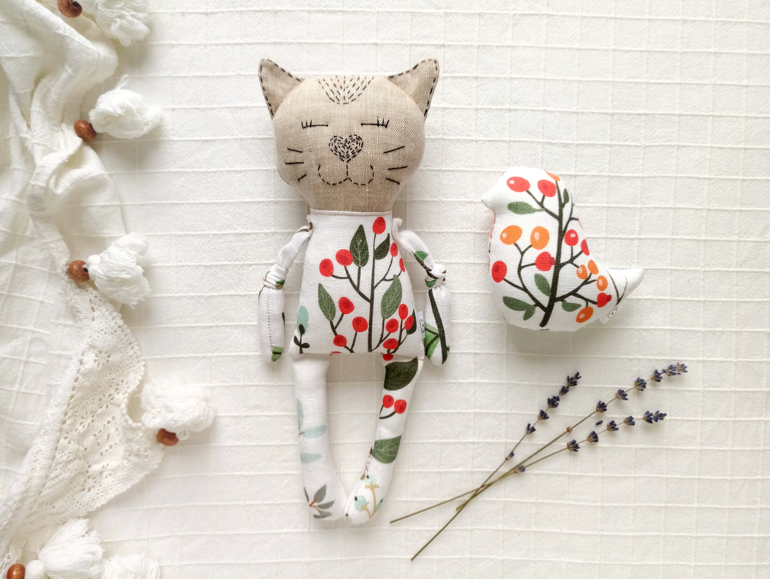 Cat Stuffed Animal Pattern Cat Doll SEWING PATTERN Rag Doll Etsy