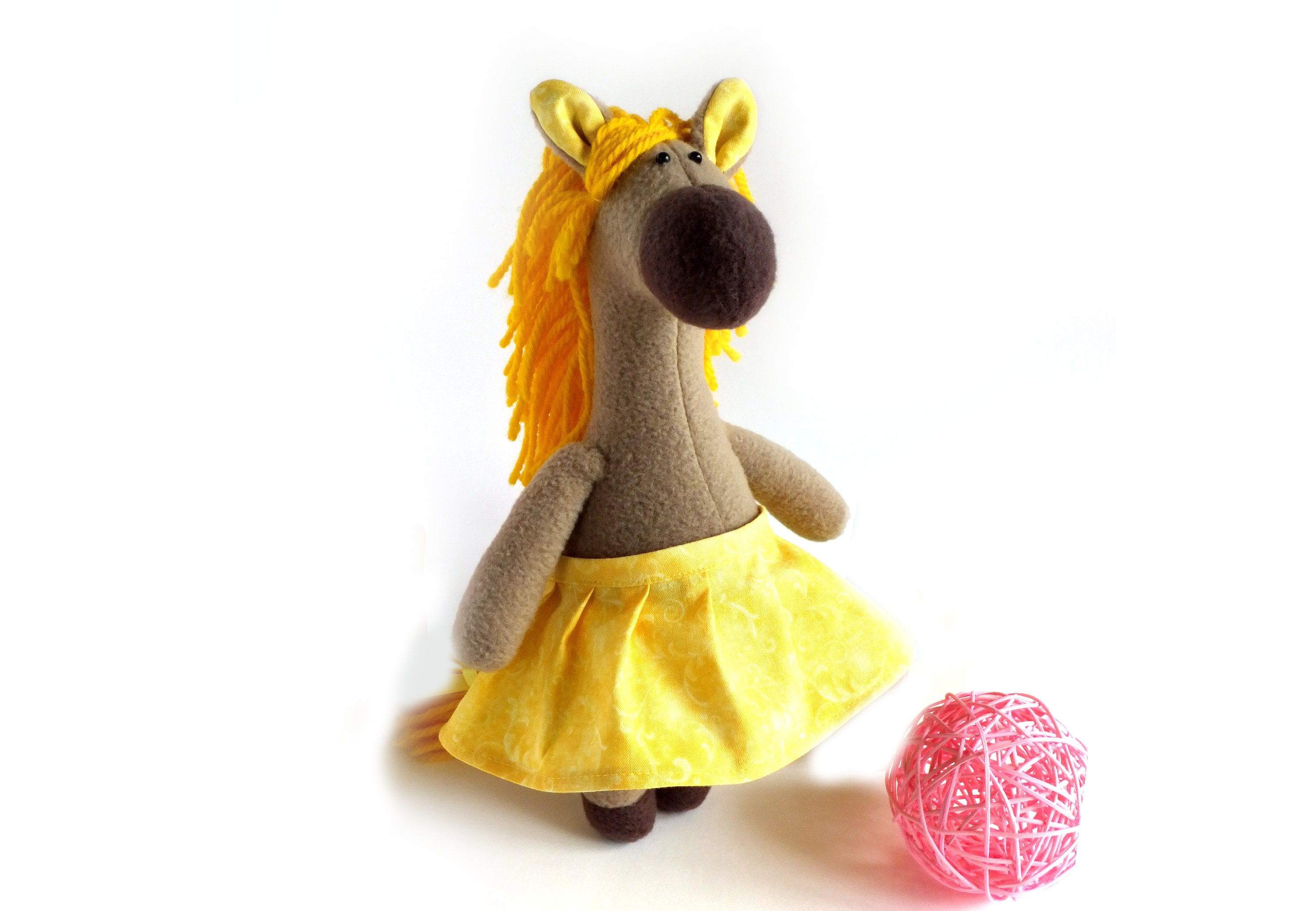 Horse PATTERN Sewing Tutorial Plush Horse Pattern Pony Etsy
